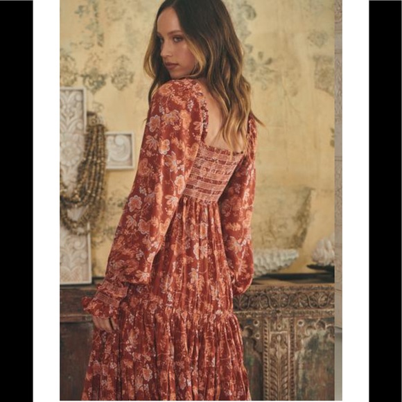 🔥NWT Free People Sweet Escape Long Sleeve Maxi - Picture 4 of 16